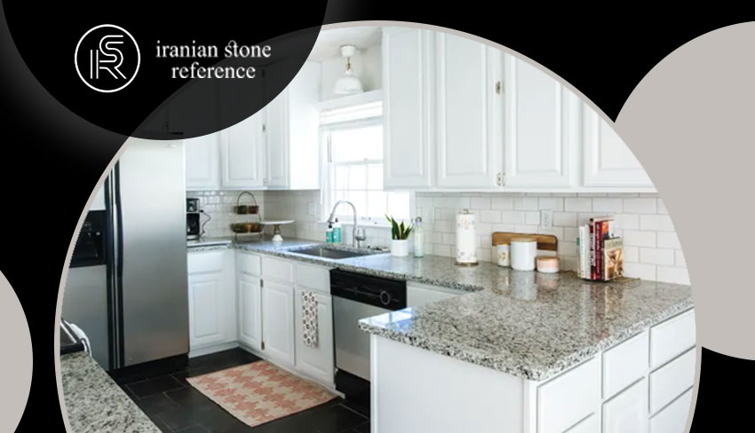 سنگ گرانیت روی کابینت